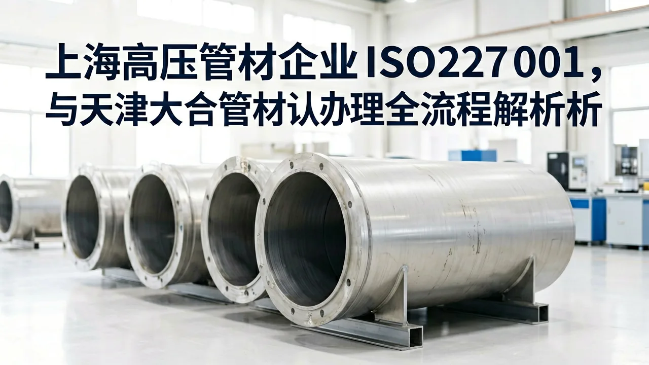 上海高压管材企业ISO27001认证办理全流程解析